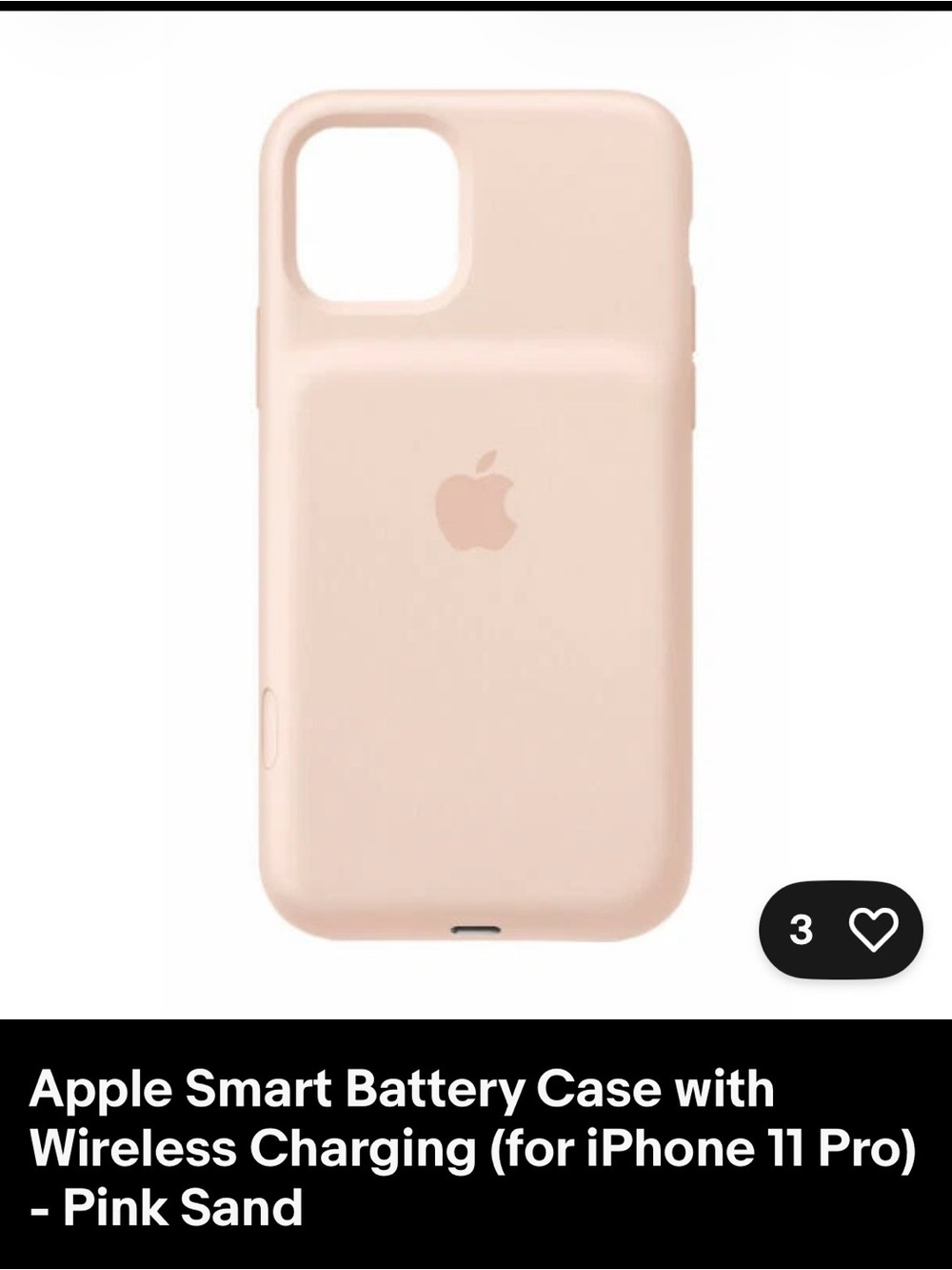 Apple Smart Battery Case in Blush Pink